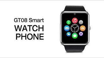 GT08 Smart Watch Phone 2.5D Screen Dialer SMS Calories Monitor Reminder Pedometer Remote Camera