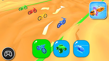 Shape Shifting - Gameplay Walkthrough Part 62 - Racing Game Levels 369-370 (iOS, Android)