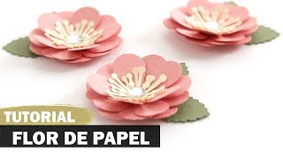 DIY - Como fazer uma flor de papel
