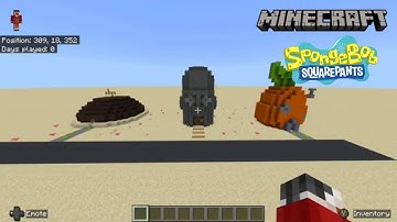 Minecraft Time lapse Bikini Bottom SpongeBob project