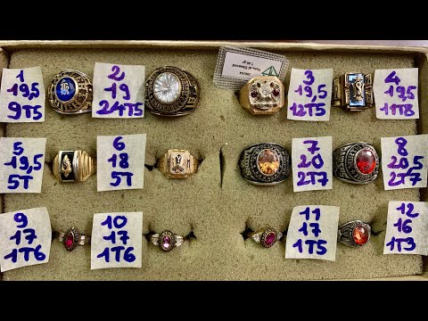 Video 16/10 Xả kho lô nhẫn Mỹ toàn nhẫn độc lạ hiếm vàng đúc... - youtube
