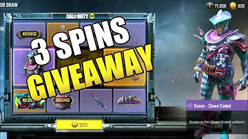 FOR YOU ALL LUCKY DRAWS | SEASON 4 COMING FOR YOU ALL LUCKY DRAWS in COD MOBILE!