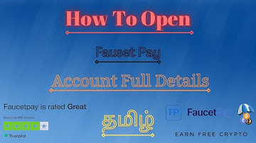 Faucet Pay - Fully Explained video | How to Create Account & Use? Tamil