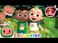 Ten Little Dinos 🦖 CoComelon | 2 HOURS of Nursery Rhymes &amp; Kids Songs | After School Club