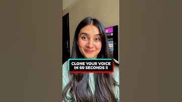 I cloned my voice using AI 😱 #shorts