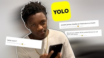 ANSWERING ANONYMOUS SNAPCHAT YOLO QUESTIONS 🥵 | REPLYING TO ANONYMOUS MESSAGES 😳 | BODY COUNT ?🤭