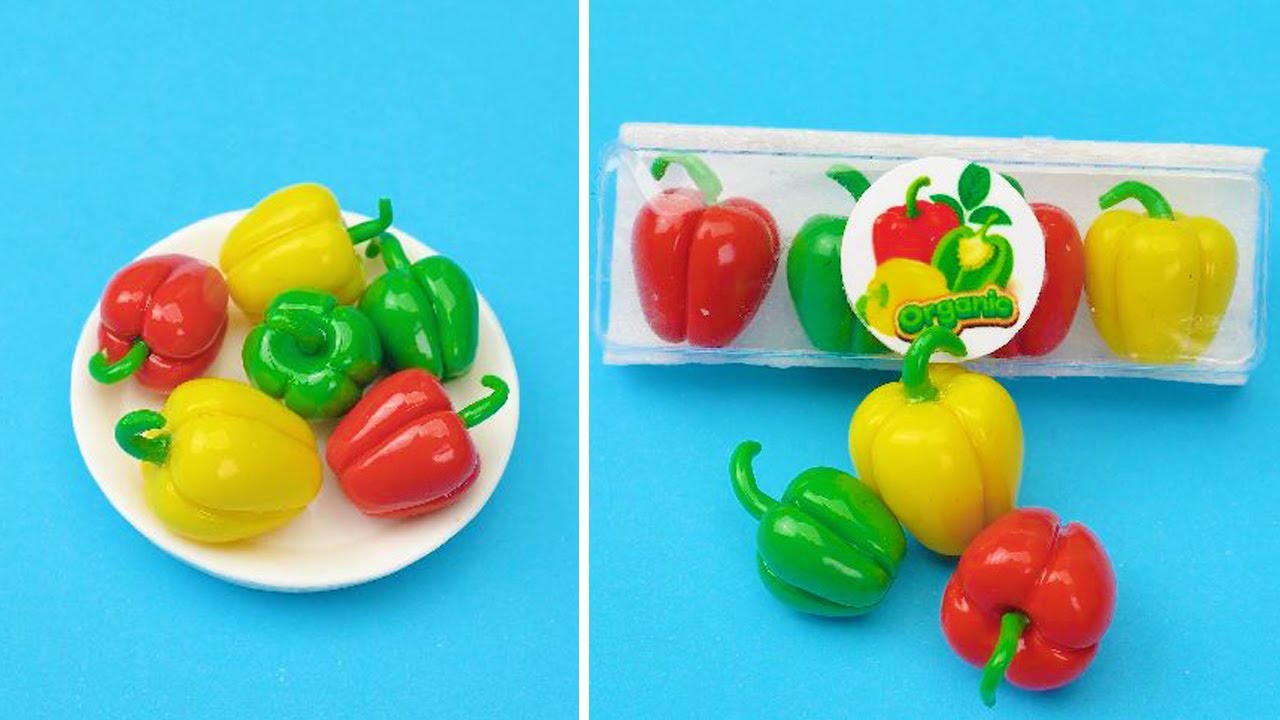 Miniature Bell Pepper | MINIATURE IDEAS FOR DOLLHOUSE | 