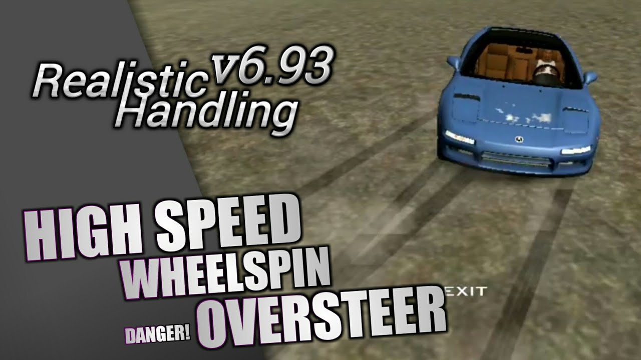 (RWD) High Speed Wheelspin Oversteer Vehicle Physics GTA SA YouTube