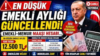 🚨 En Düşük Emekli Aylığı Güncellendi Emekli Ve Memur Maaşı Hesabı Kuruşu Kuruşuna