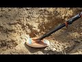 SDC 2300 Digging out an old test hole with the Coiltek 10 x 5" Gold Extreme