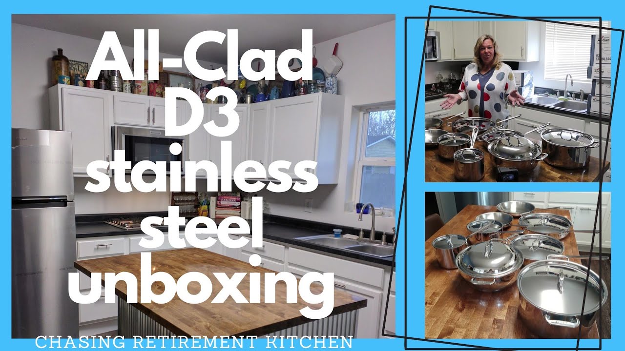 All-Clad D3 Stainless 14 Piece Cookware Set