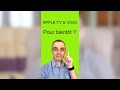 Apple tv et visio pour bientt 