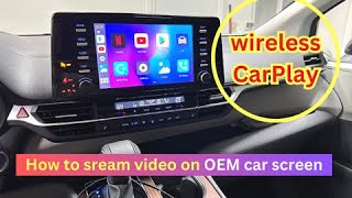 Best way to steam videos on car's OEM screen plus wireless CarPlay - Plug-n-play fast & easy setup by Paul Longer 383 views 3 months ago 10 minutes, 25 seconds