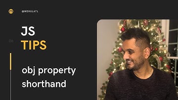 JS Tips #6   Object Property Shorthand