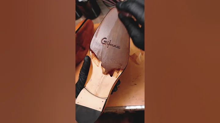 GIFENNSE Craftsman's Brown Transformation of White Leather Loafers H  #shoes #mensshoes #asmr
