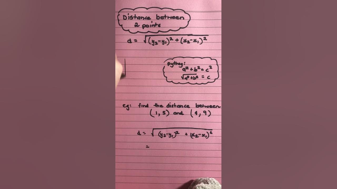 How To Find The Distance Between 2 Coordinates YouTube how-to-find-the-distance-between-2-coordinates-youtube