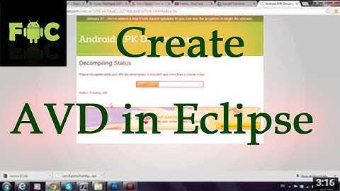 How To  create Android Virtual Emulator in Eclipse