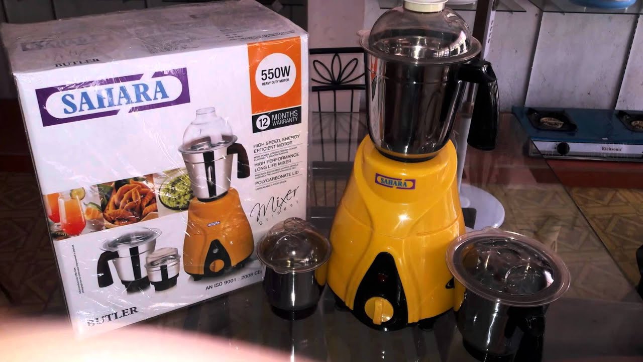 sahara mixer grinder YouTube