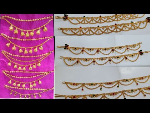 #mygoldjewellary ||gold chempaswaralu collection with weight in telugu ...