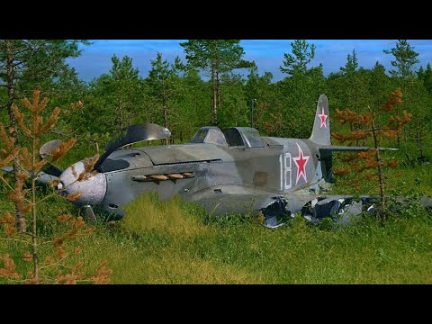 FOUND A SOVIET AIRCRAFT FROM THE WWII WITH A PILOT