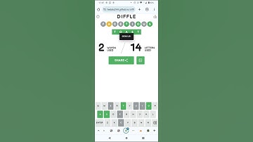 Wordle of unknown length! (Diffle puzzle for 14 May 24) #wordpuzzle #speedsolving #puzzlegame #words