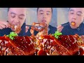 Asmr mukbangbraised pork elbow spicy hot potfood fanatic