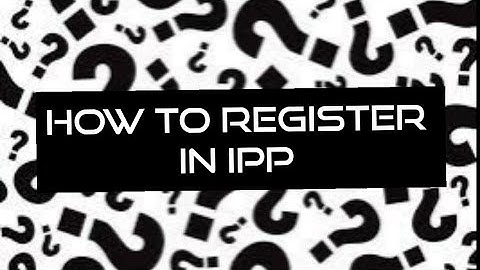 How to sign up to IPP( Invoice Processing System)
