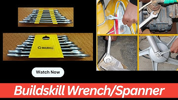 Buildskill Double Open End Wrench/Spanner Set  Unboxing & Review Video