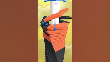 Stack Ball 3D Can I in ONE TRY #challenge #shorts #game #trending #gaming #play #motivation #public