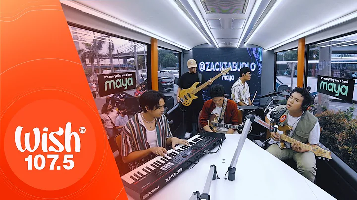 Zack Tabudlo performs "Pano" LIVE on Wish 107.5 Bus