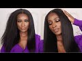 IS THIS MY NATURAL HAIR? IT&#39;S GIVING SILK PRESS!!  | LUVME KINKY 4C