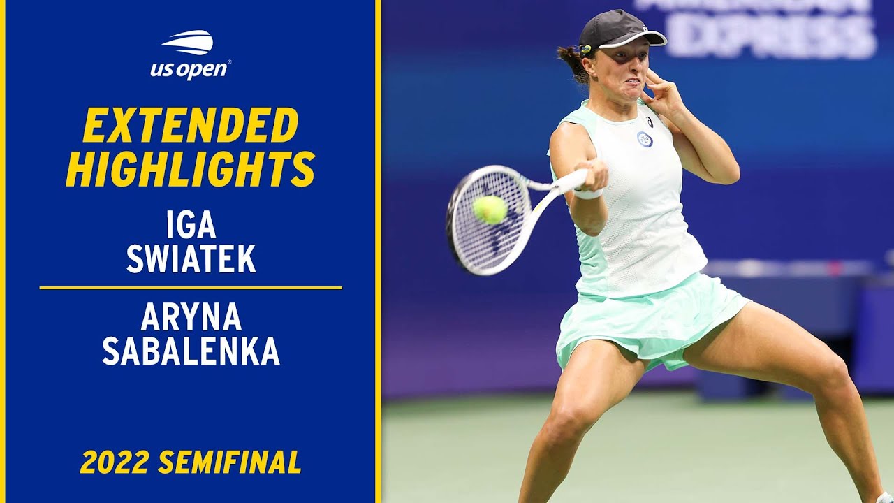 Iga Swiatek vs. Aryna Sabalenka Extended Highlights | 2022 US Open Semifinal