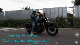 YAMAHA XV950 bolt バンス&ハインズマフラー