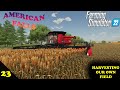 American Falls Ep 23     Harvesting our sorghum and getting birds     Farm Sim 22