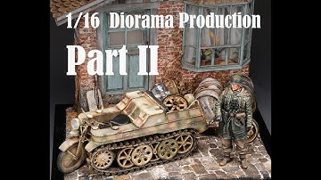 1/16 WWII  Diorama Part 2 – How to painting the  Diorama