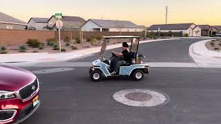 2 A.M. family golf cart made by Melex