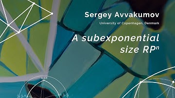 Sergey Avvakumov "A subexponential size RP^n" | Big Seminar