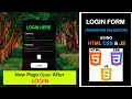 How to make login form with password validation using html css  js  stepbystep tutorial  praroz
