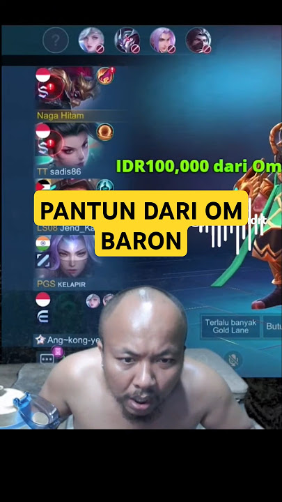 PANTUN DARI OM BARON ❗❗🤣🤣 #pascol #pascolshort #hiduppascol #pascolombaron #pascolomom #pascolemosi