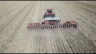 Case 315 planting with a Case 1240