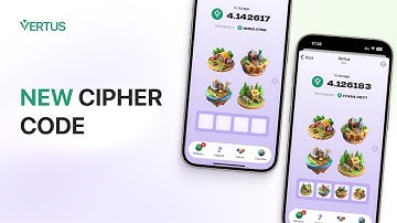 Vertus daily combo card | Vertus daily Cipher | 11 Sep 2024 | Create account and earn free $VERT