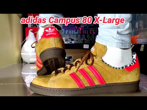 adidas Campus 80 X-Large Mesa / Solar Red / Gum5 / Leopard-Print / Unboxing and On Feet ????