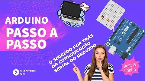 AULA11 Arduino por onde começar (Como funciona a comunicação Serial com a função print e println)