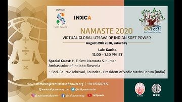 Ganita: Lab on Vedic Maths : Namaste 2020