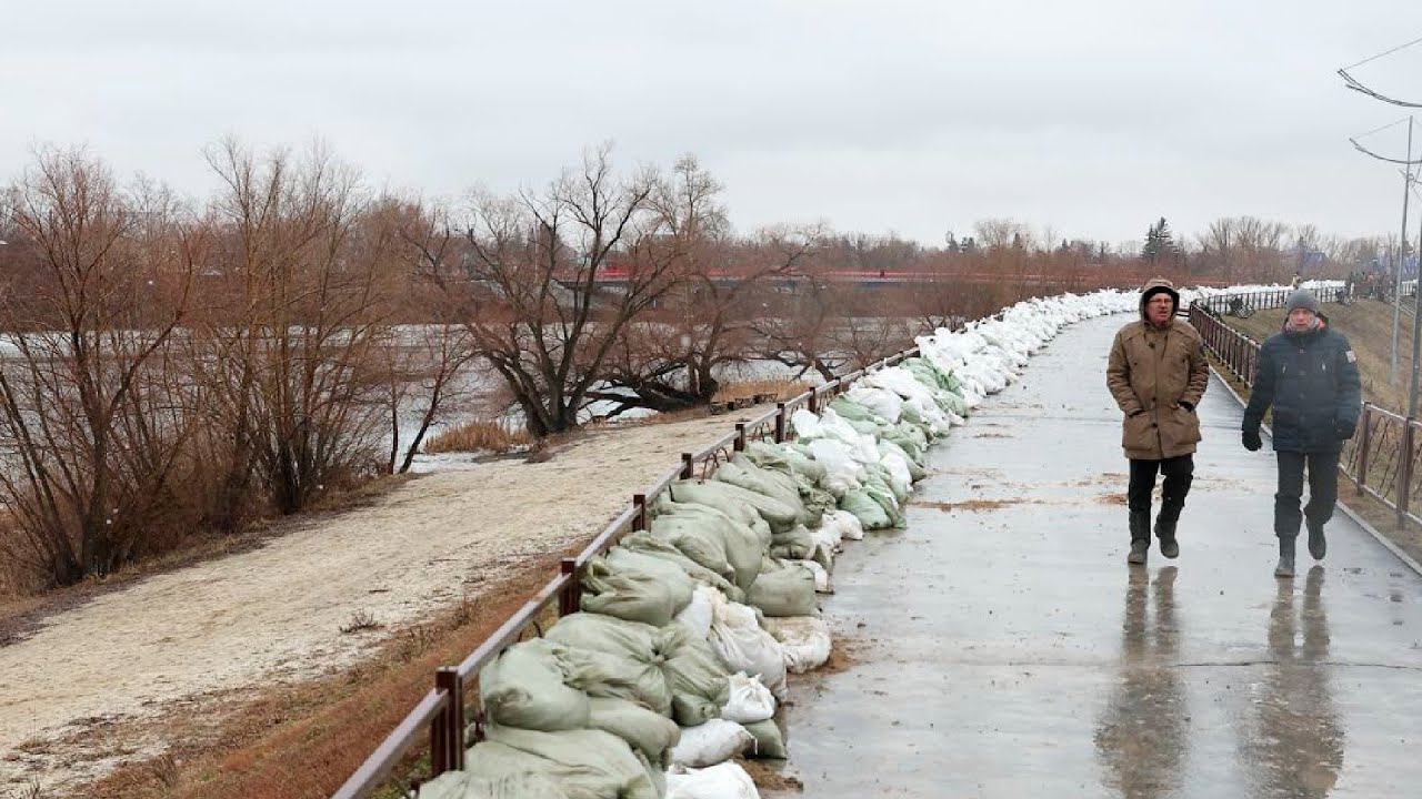 Уровень воды в Ишиме продолжает расти. Вода дошла до критической отметки в Тюменской области