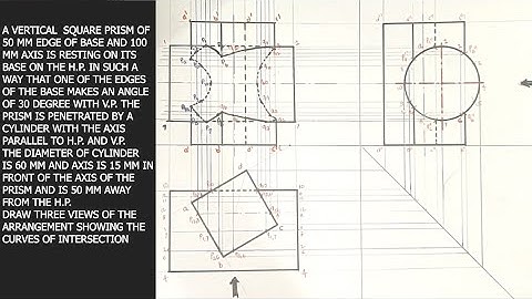Intersection of Prism to Cylinder Problem 07