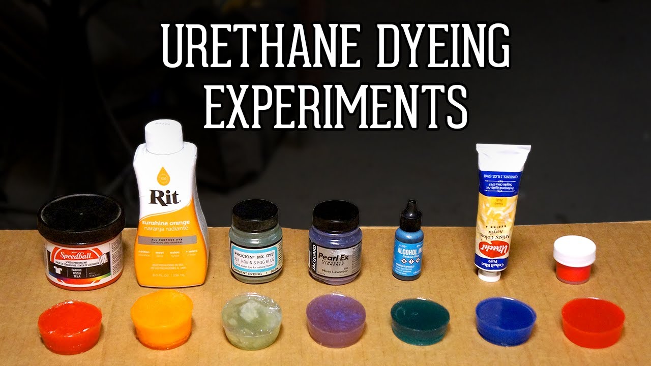 Testing Different Ways of Dyeing Urethane - YouTube