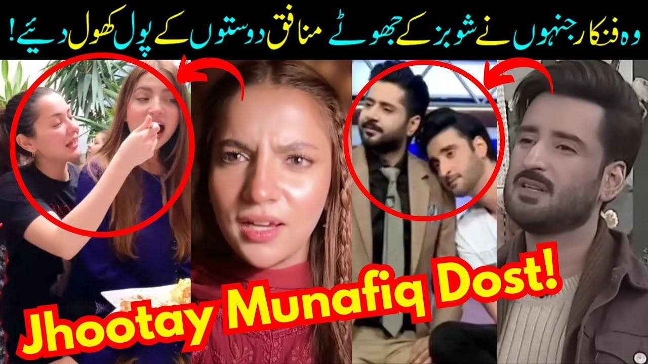 Sabih Friend Agha Ali & Dananeer Mobeen EXPOSE Industry's Fake Friends! Hania Amir ...