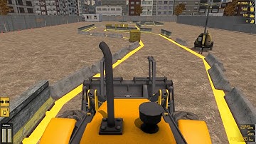 SANLAB Backhoe loader Training Simulator SiMPRO3
