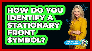 How Do You Identify a Stationary Front Symbol?